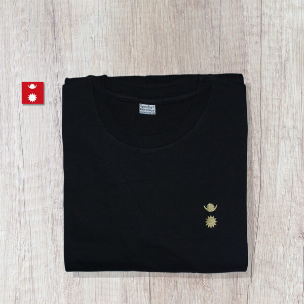 Chandra Surya Printed T-Shirt-Black