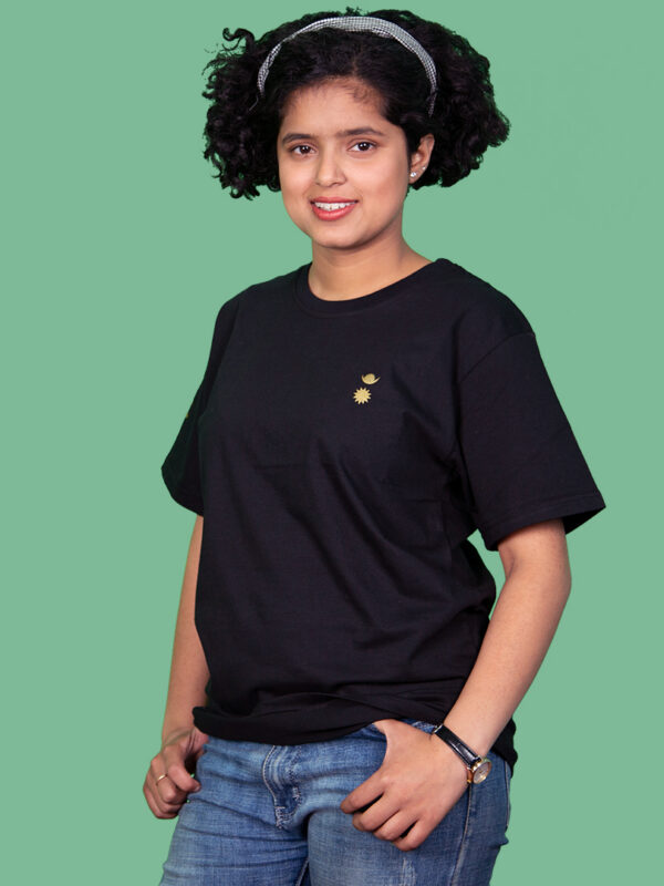 Chandra Surya Printed T-Shirt-Black – M