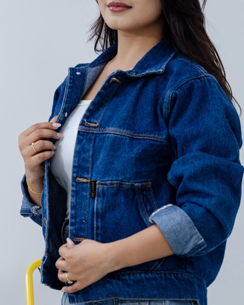 Vintage Denim Jacket - Stylish And Versatile