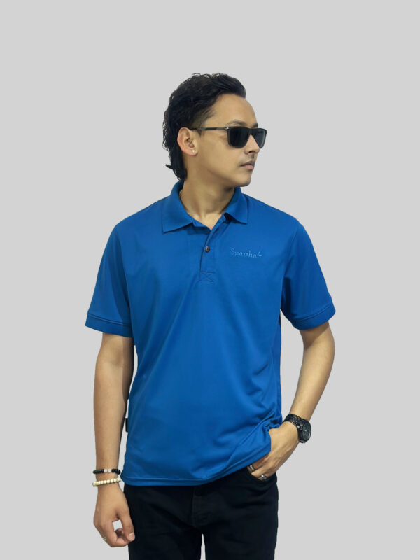 Polo T-Shirt – Cobalt Blue