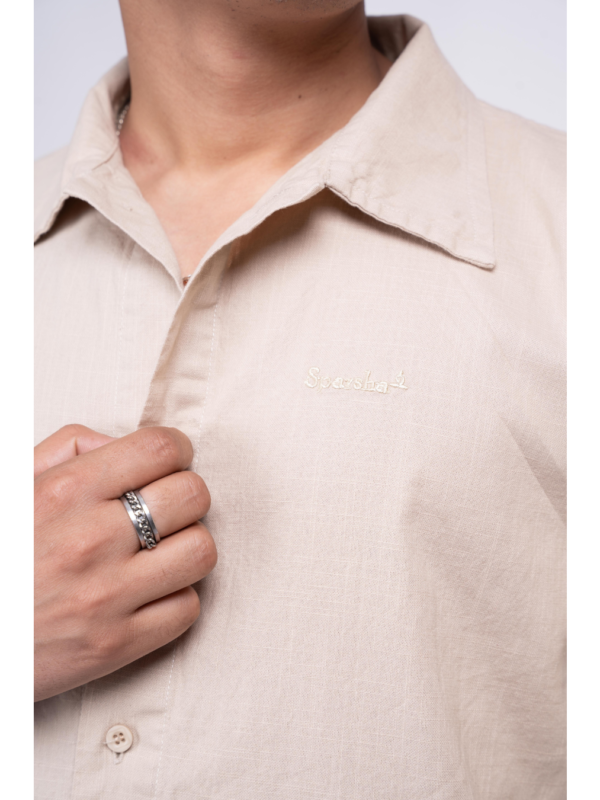 Summer Cotton Linen Blend Set – Beige