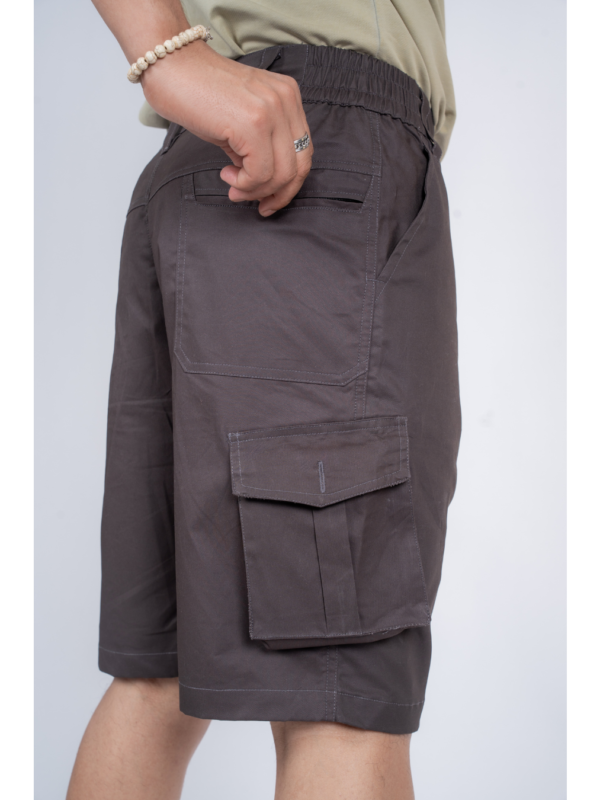 Twill Half Pant Brown