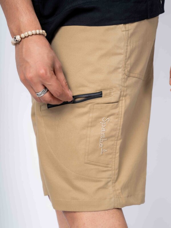Twill Half Pant Ivory